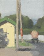 Clarice Beckett The Bus Stop oil painting